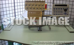 ID# 1301 1998 Tajima TMEX-C1201  Single Head commercial embroidery machine http://www.TheEmbroideryWarehouse.com