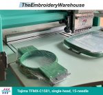 Tajima Tfmx C Single Head Needle Commercial Embroidery Machine