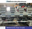 Barudan BENYHE-ZQ-C04, 4-head, 15-needle, commercial embroidery machine