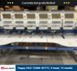 Happy HCG-1506B-45TTC, 6-head, 15-needle, commercial embroidery machine