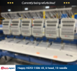 Happy HCR3-1506-45, 6-head, 15-needle, commercial embroidery machine