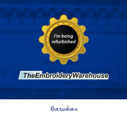 Barudan BENYME-ZQ-A06, 6-head, 15-needle, commercial embroidery machine