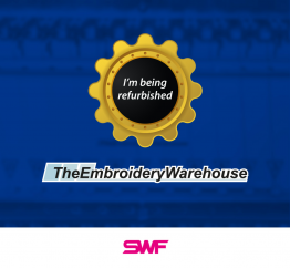 SWF B-T1201C, single-head, 12-needle, commercial embroidery machine