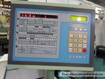 USED Tajima TME-DC906 - 9 Needle - 6 Head - Commercial Embroidery Machine year 1995