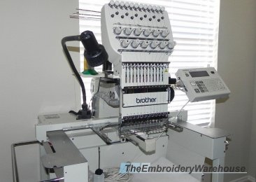 USED Brother BES 1216 AC - 1 Head - 15 Needles - Commercial Embroidery Machine year 2002