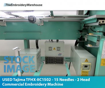 USED Tajima TFHX-IIC1502 - 15 Needles - 2 Head - Commercial Embroidery Machine