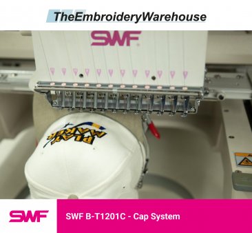 SWF B-T1201C - Single (1) Head - 12 Needles - Commercial Embroidery Machine