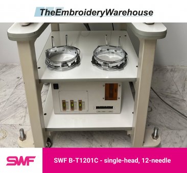 SWF B-T1201C, single-head, 12-needle, commercial embroidery machine