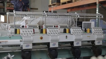 Tajima TMFX-C904 - 4 Heads - 9 Needles - Commercial Embroidery Machine