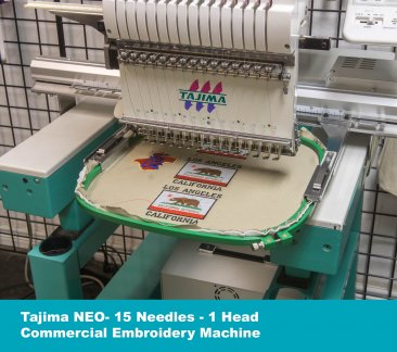 Tajima NEO - 1 Head - 15 Needles - Commercial Embroidery Machine