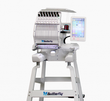 The Butterfly 15-needle, single-head CAP Commerical Embroidery Machine – Mini LITE