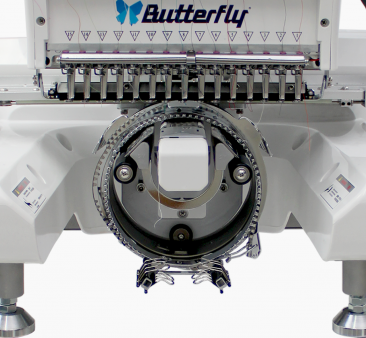 Butterfly Mini, single-head, 15-needle, commercial embroidery machine