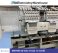 Barudan BENYME-ZQ-A06, 6-head, 15-needle, commercial embroidery machine